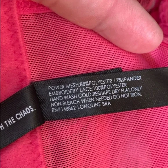 Torrid Pink Underwire Bra with Lace Detailing - Picture 9 of 9